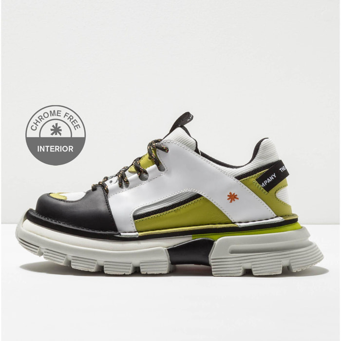 Zapatos 1650 MULTI LEATHER WHITE-PISTACHO / ART CORE 1 color White-pistacho