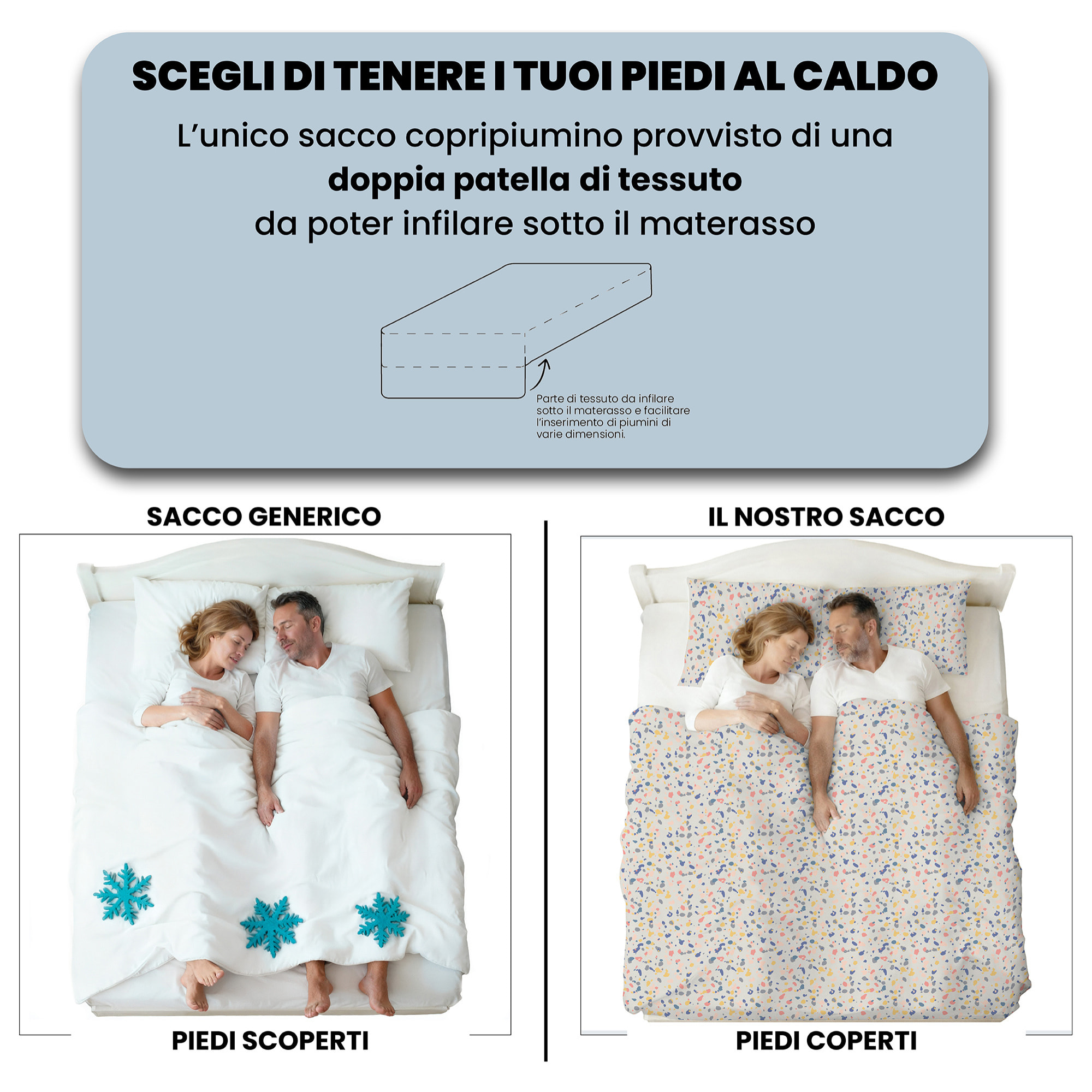 COPRIPIUMINO FANTASY, 100% Microfibra, No Stiro - BACKGROUND