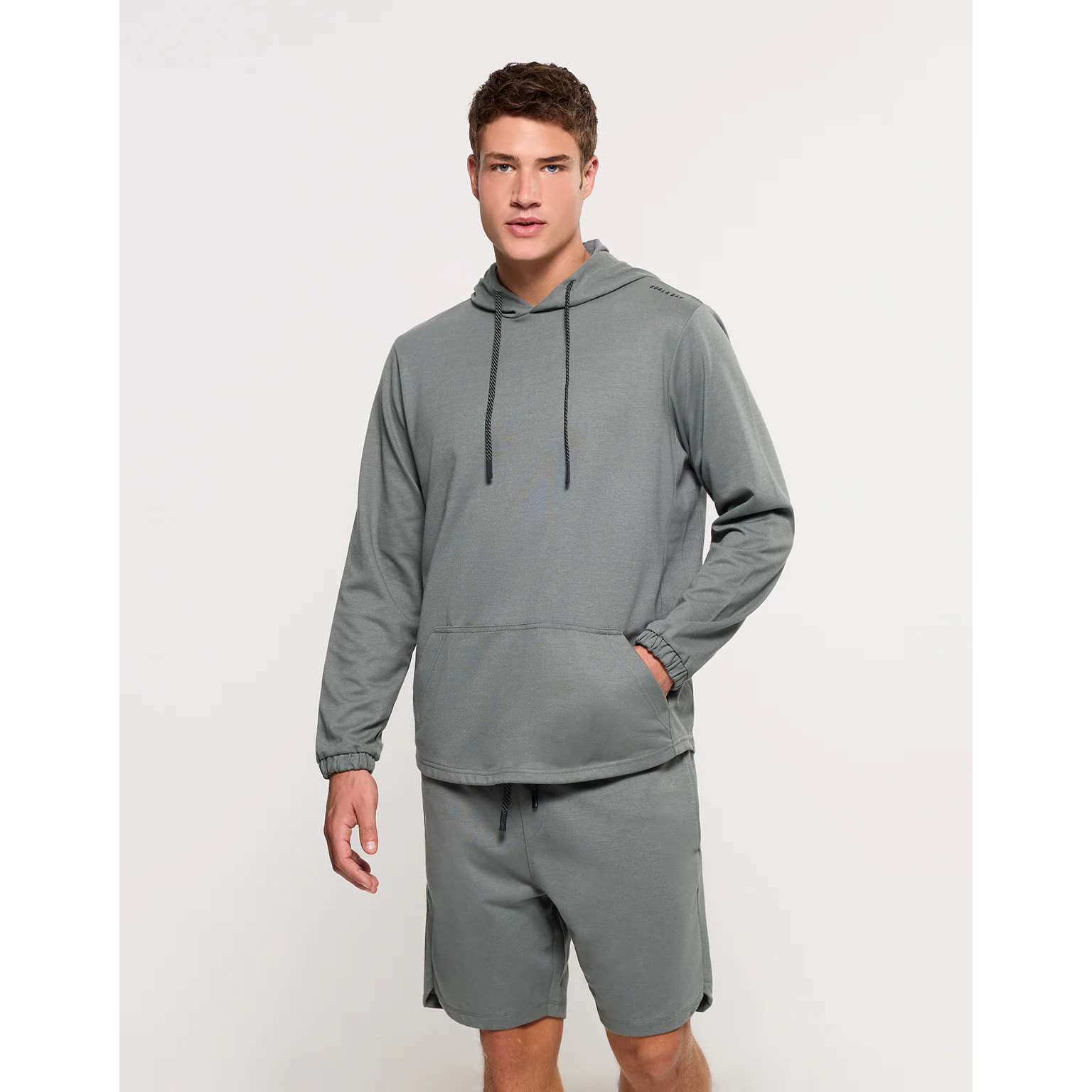 Sudadera con Capucha Caqui - Sagle