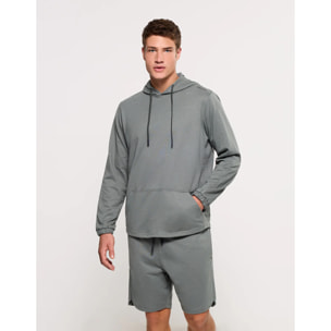 Sudadera con Capucha Caqui - Sagle