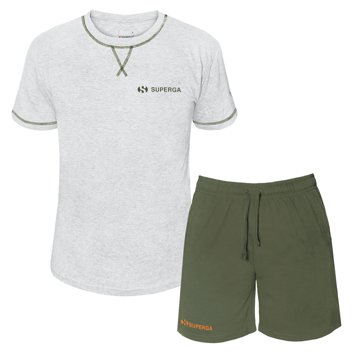 Completo Uomo SUPERGA Corto Cotone Jersey