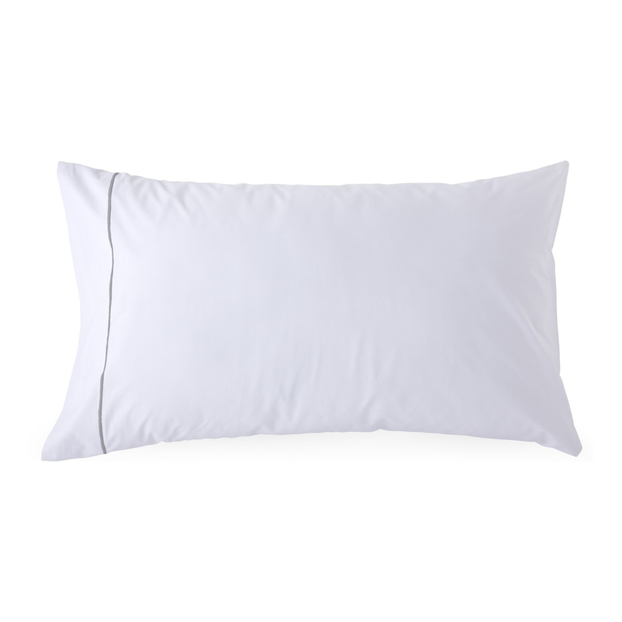 Funda de almohada yaki blanco/gris