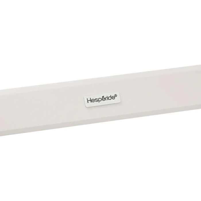 Table d'appoint carrée "Allure" avoine 44 x 44 x 55cm en aluminium