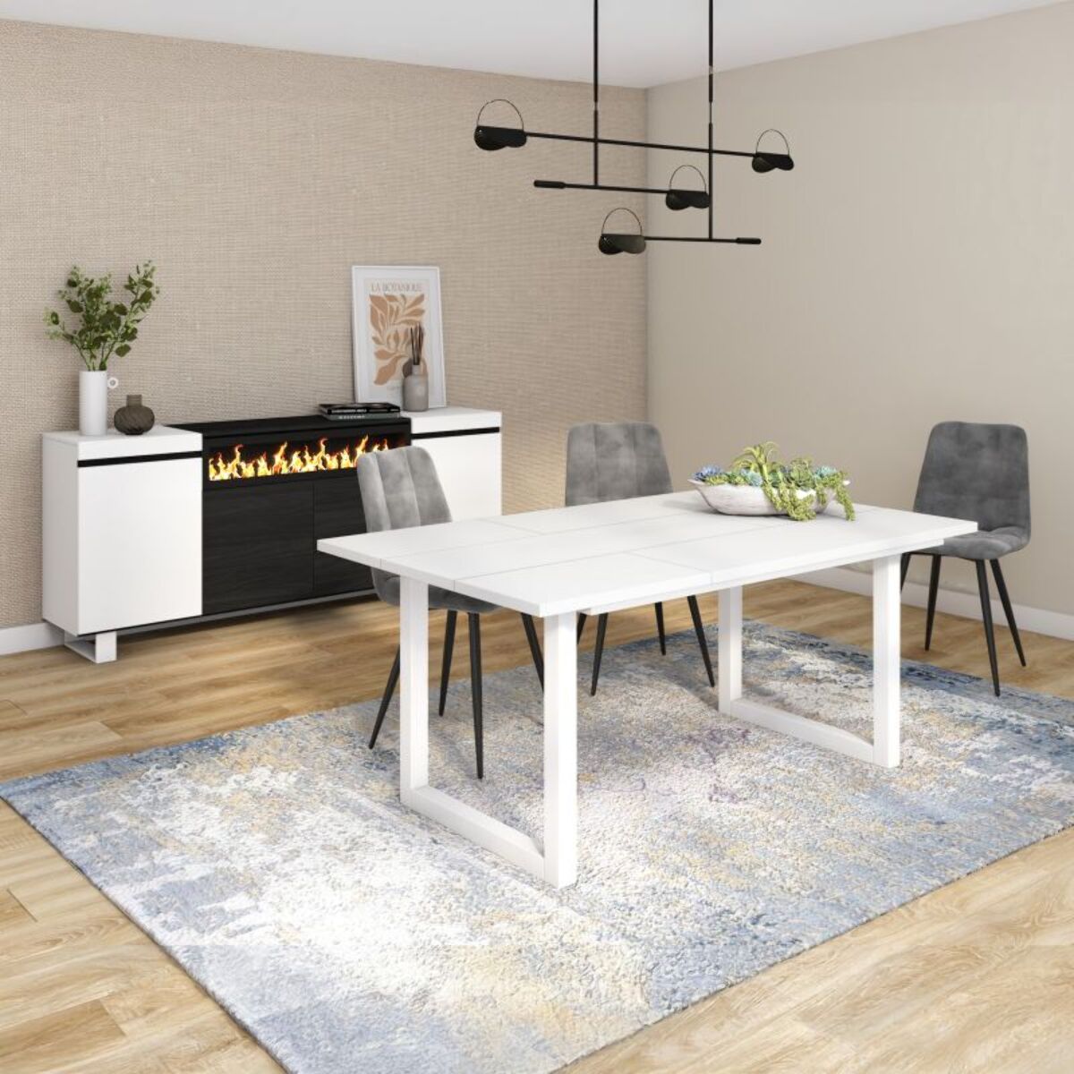 Mesa de comedor Altea 170 Blanco