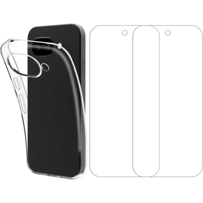 Pack ESSENTIELB Google Pixel 10A coque + verre trempé