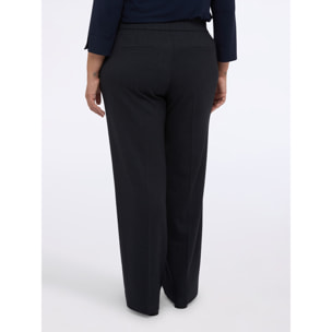 Fiorella Rubino - Pantaloni new regular con piega stirata - Blu