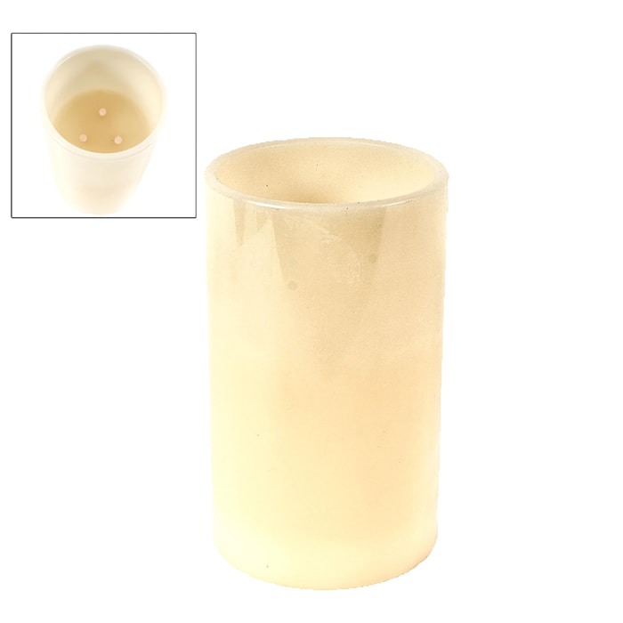 Candela cera - Pezzi 2 - 15xH25x15cm - Bianchi Dino SpA