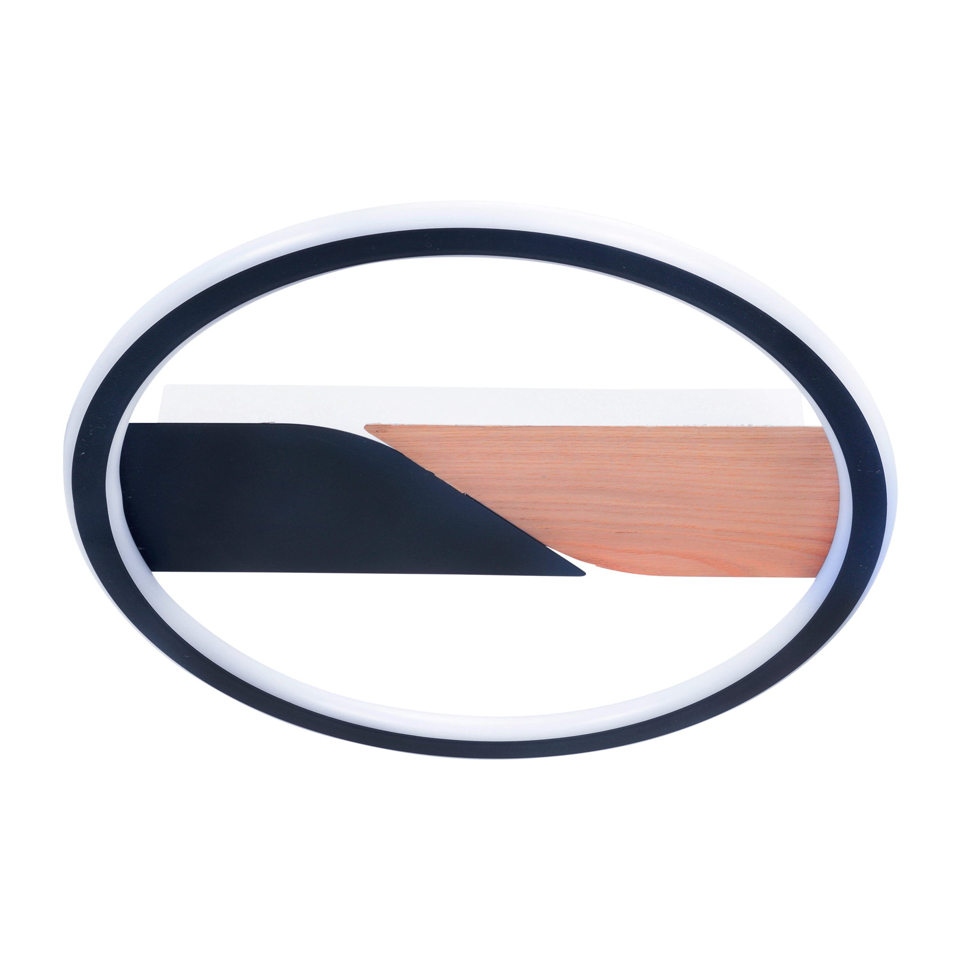 Forlight - Plafón LED 21W Blanco Neutro, Diseño Moderno y Minimalista, Aluminio Negro, Luz Equilibrada 4000K, Ideal para Interiores, Diámetro 36 cm, Regulación ON-OFF