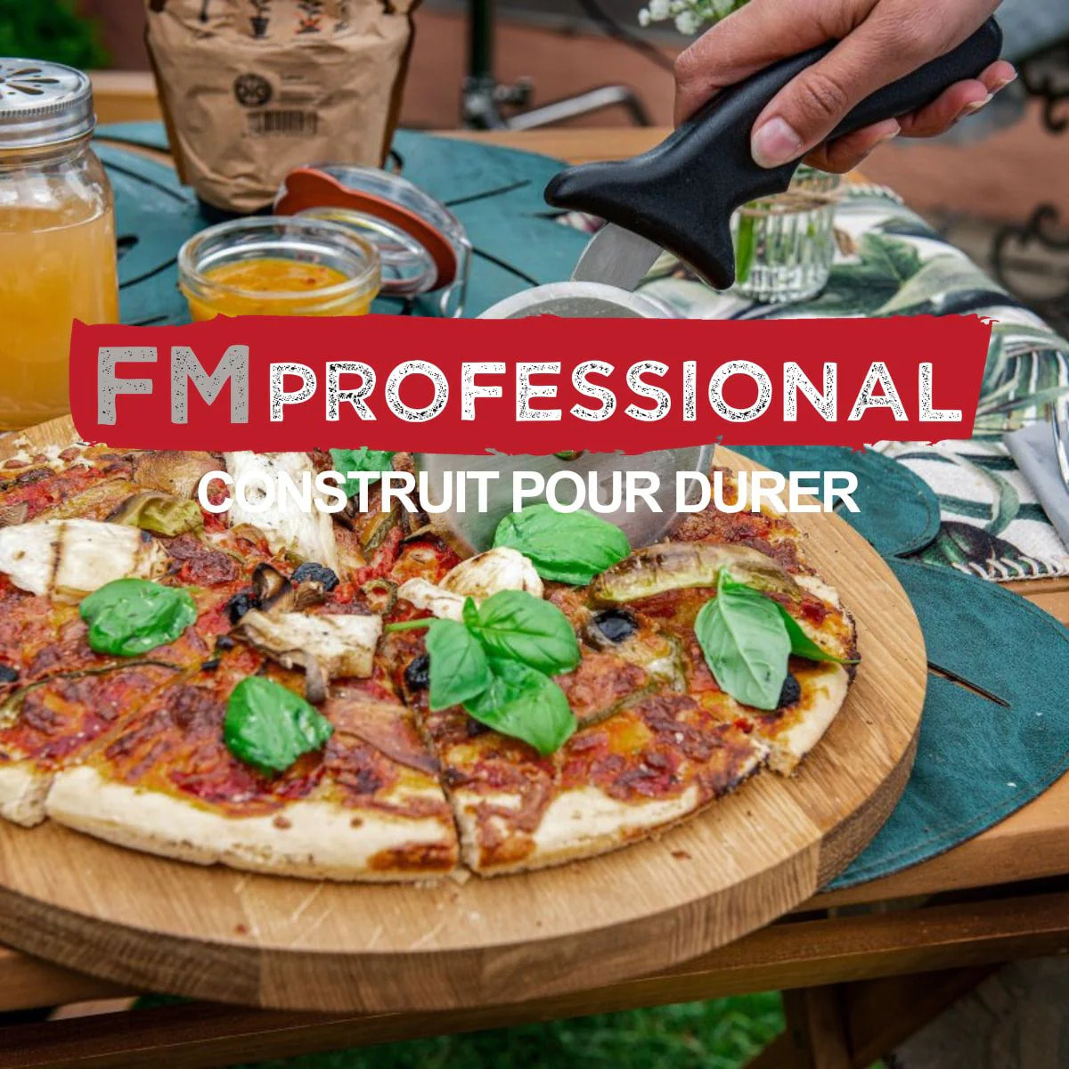 Pelle à pizza ou tarte flambée 49 cm FM Professional Pizza