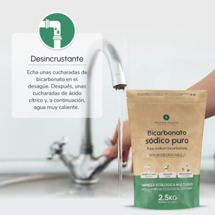 Pack 3x Bicarbonato sódico Planeta Huerto 2,5 Kg