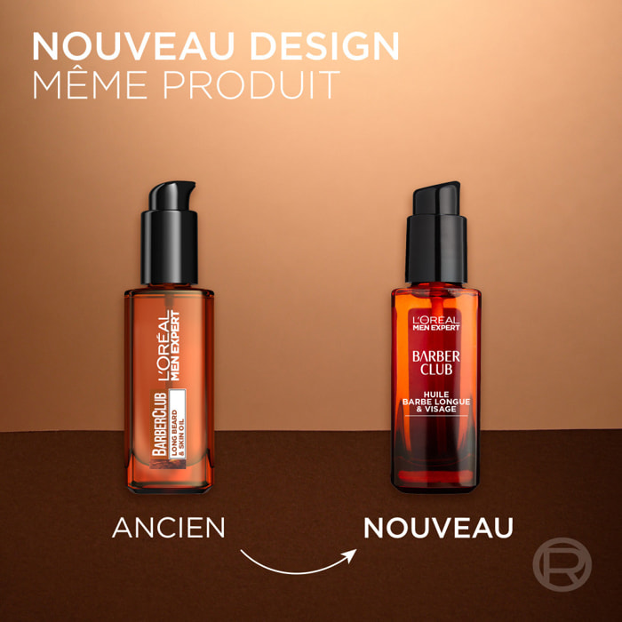 L'Oréal Paris Men Expert Barber Club Huile Barbe Longue et Visage 30ml
