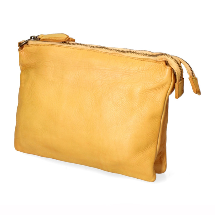 Borsa a tracolla da donna - Modello Lucca - Vera pelle - 26.0 x 19.0 x 3.0 cm