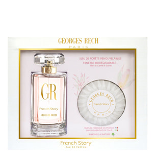 French Story - Coffret Eau de Parfum 100 ml + Savon