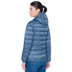 Piumino Hot Buttered Chloe 100% piuma d'oca Blu Chiaro.