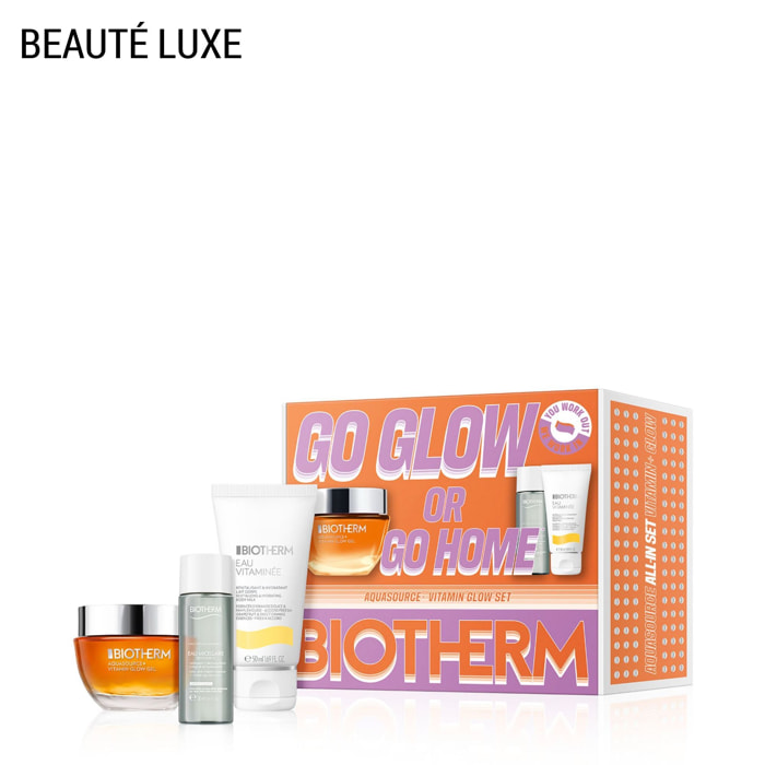 Aquasource + - Coffret Hydratation Vitamin Glow Gel 50ml + 2 Produits