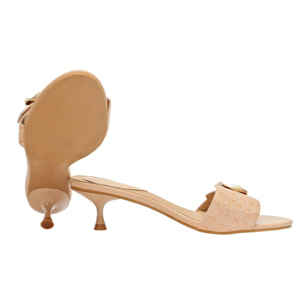 Sandali con accessorio - tacco 5,5 cm