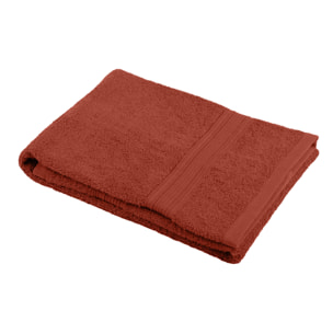 Serviette de toilette en coton bio - Terracotta