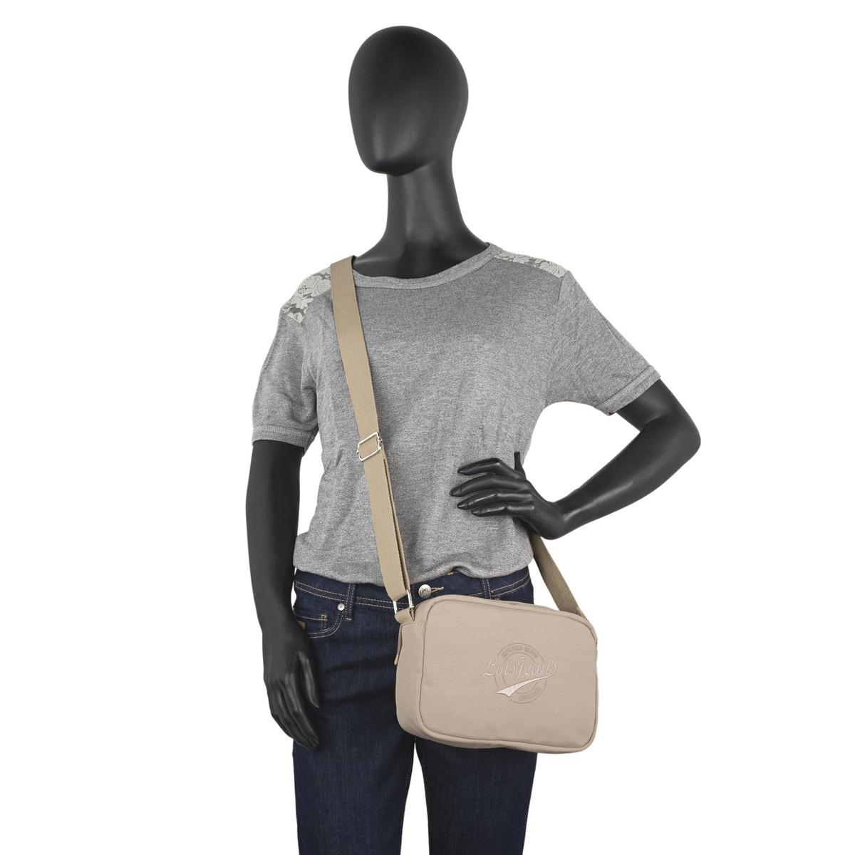 Bolso Bandolera Mujer Sint/Pu Lois Pyramid Beige