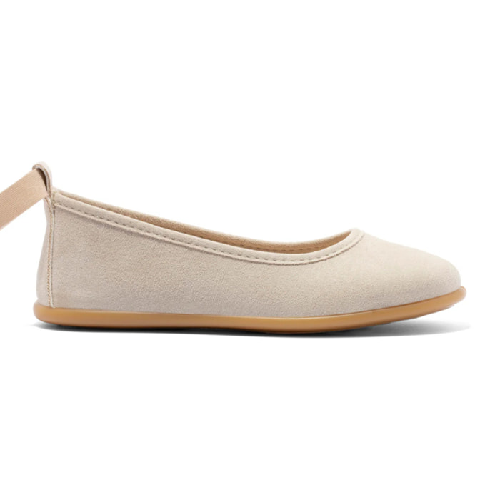 Bailarinas Beige con Cinta Ajustable