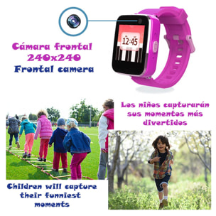 Smartwatch per bambini CT5 con fotocamera, 5 giochi, registratore vocale e lettore musicale.