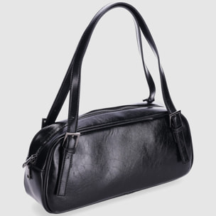 Bolso - Negro - Medida: 34 cm x 15 cm x 9 cm