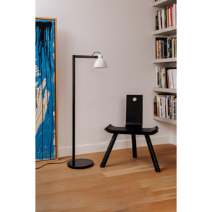 VENICE Lampada da terra bianca