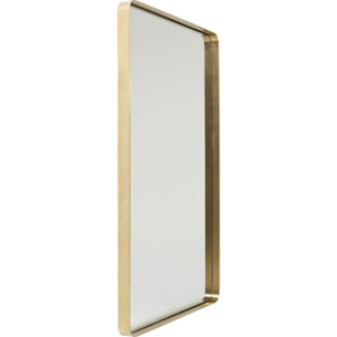 Miroir Curve laiton Kare Design