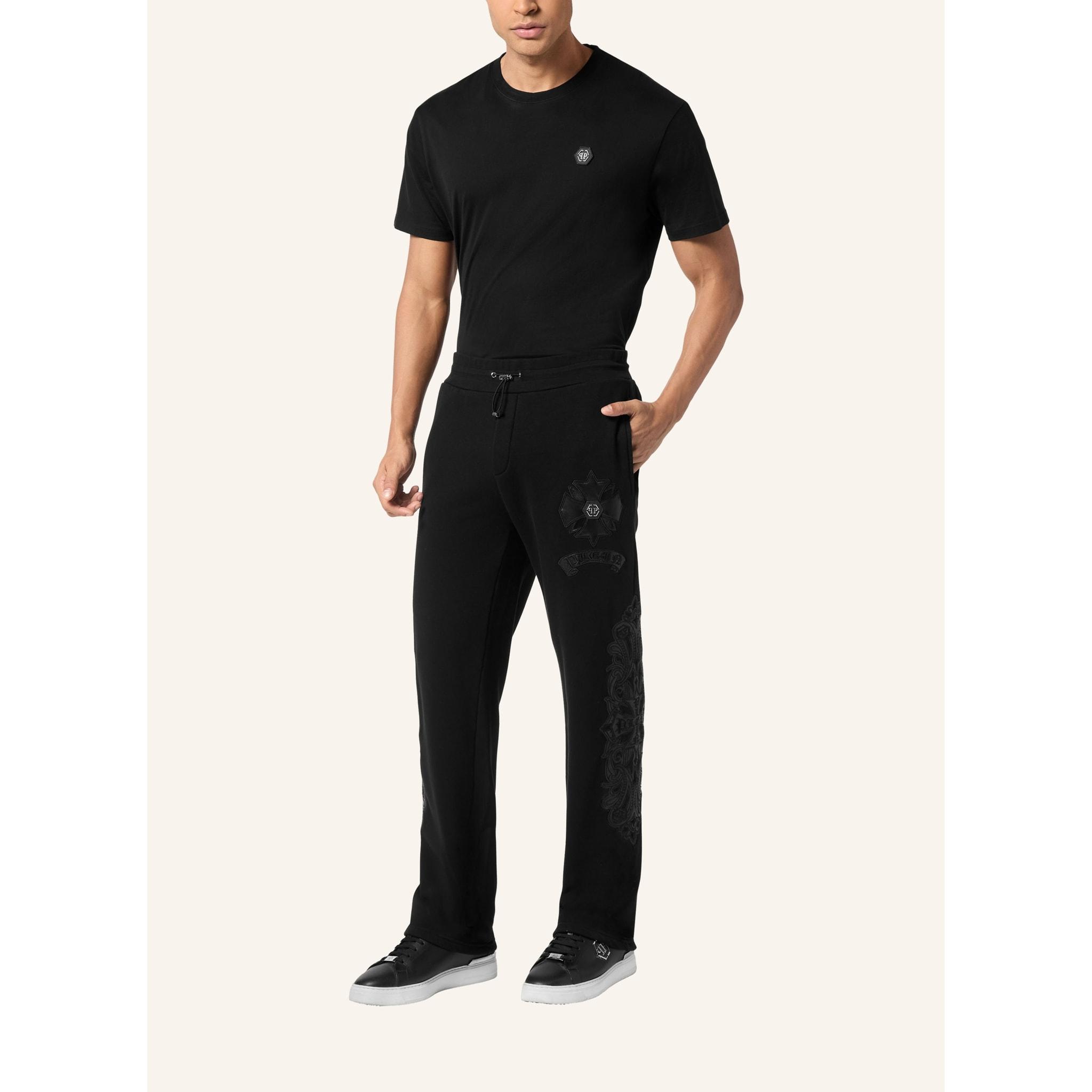 PHILIPP PLEIN Pantaloni da jogging CHROME