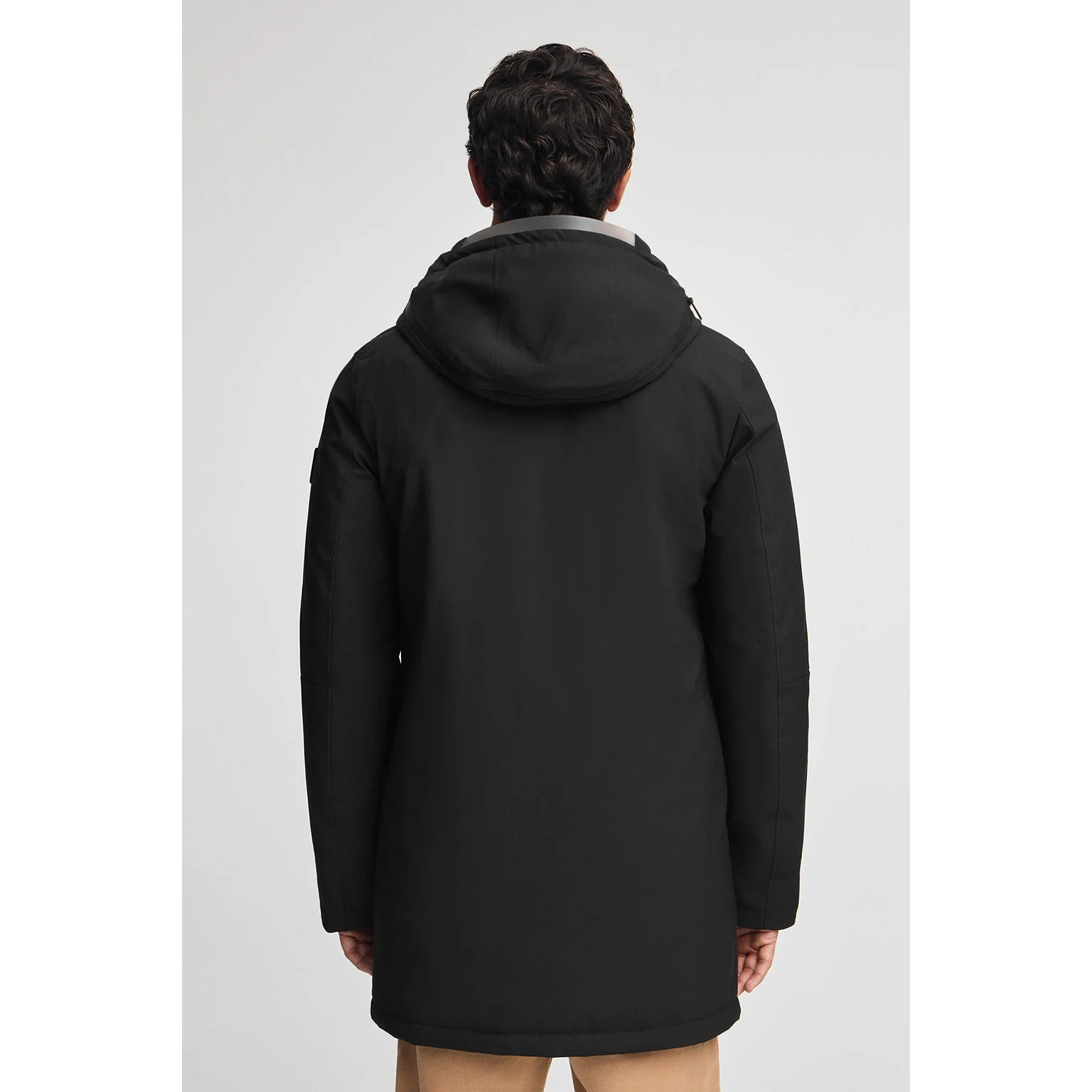 Chaqueta Voguel negra con logo Polo Club