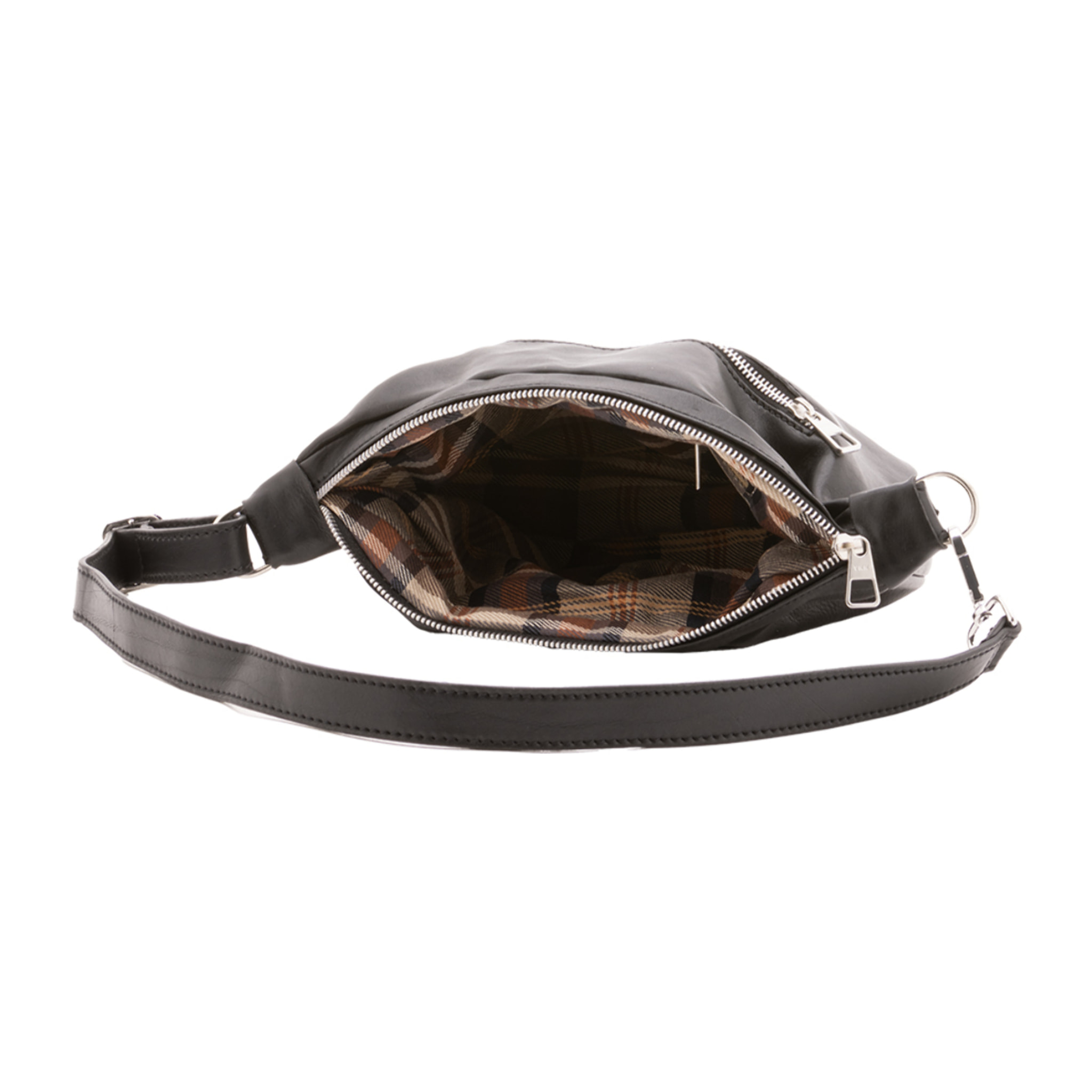 Borsa a spalla  unisex In Vera pelle Made in Italy 28x18x6 cm