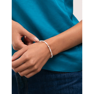 Pulsera Clara Acero Baño Oro