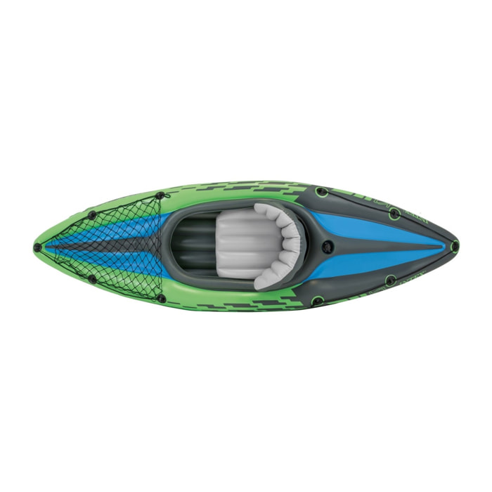 Intex Canoa Gonfiabile Challenger K1, 1 posto, 274x76x33 cm
