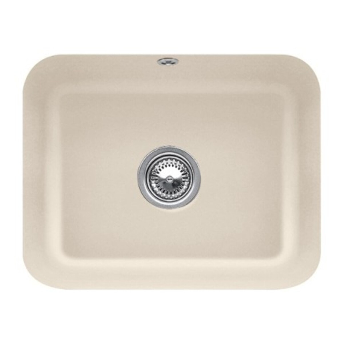 Evier 1 bac Cisterna 60C Almond CeramicPlus