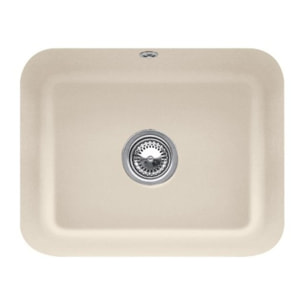 Evier 1 bac Cisterna 60C Almond CeramicPlus