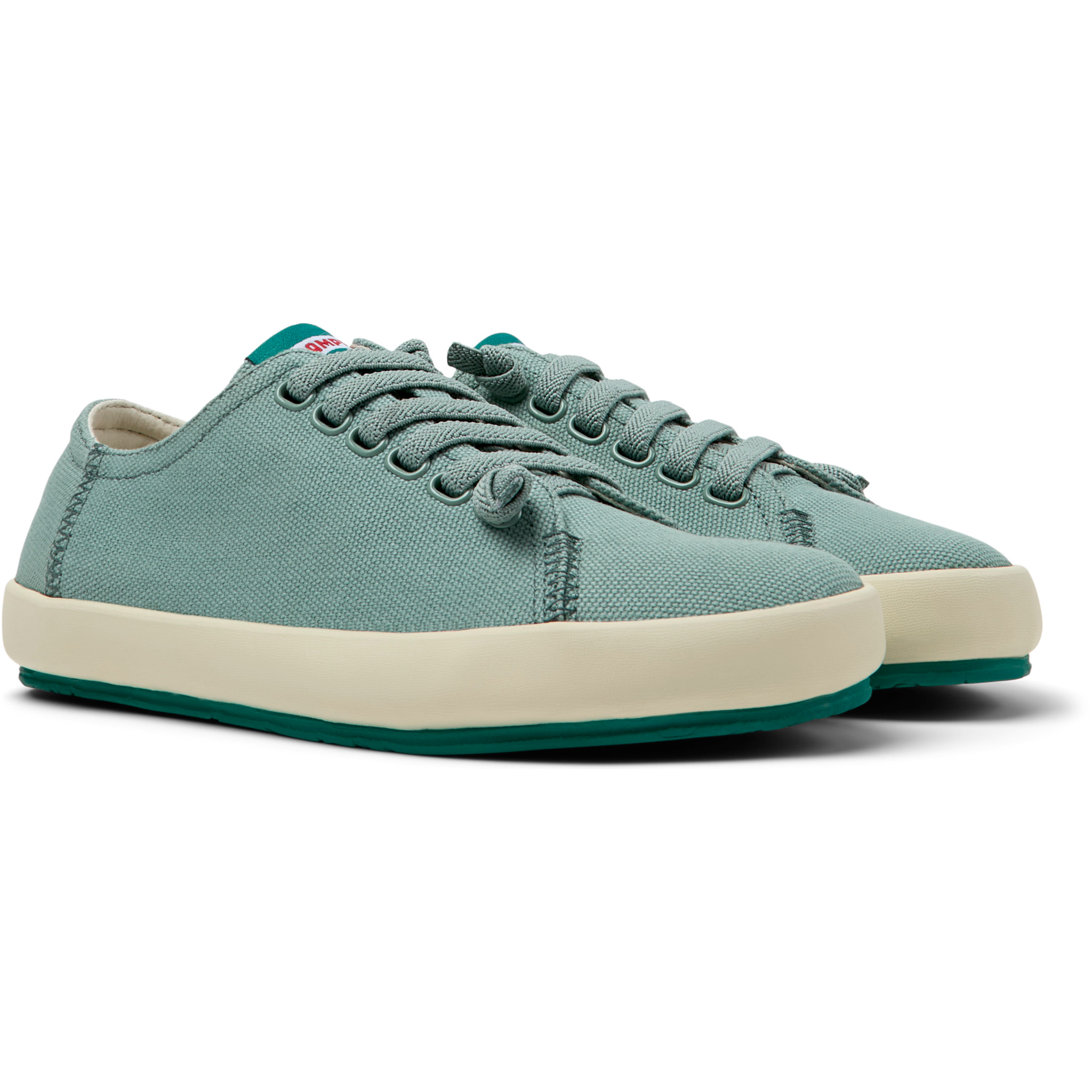Zapatillas - CAMPER Peu Rambla Vulcanizado - Verde - Tejido natural
