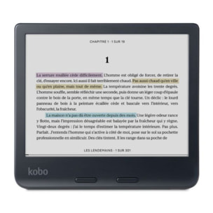 Liseuse eBook KOBO Pack Libra Colour + Stylus 2 noir