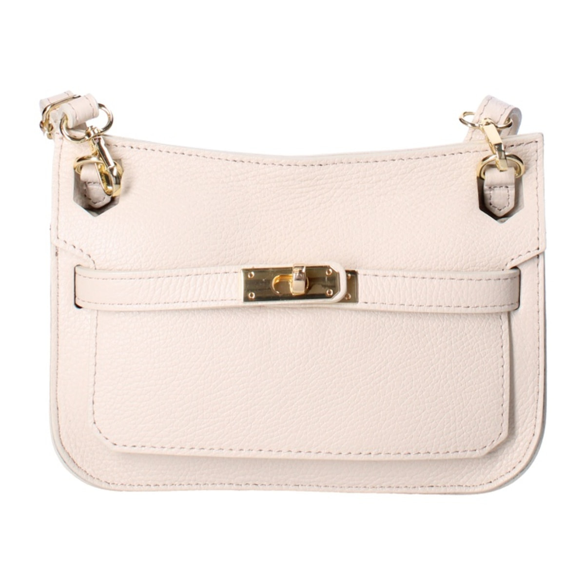 Borsa a tracolla da donna - Modello Katie - 100% vera pelle - 23.0 x 17.0 x 5.0 cm