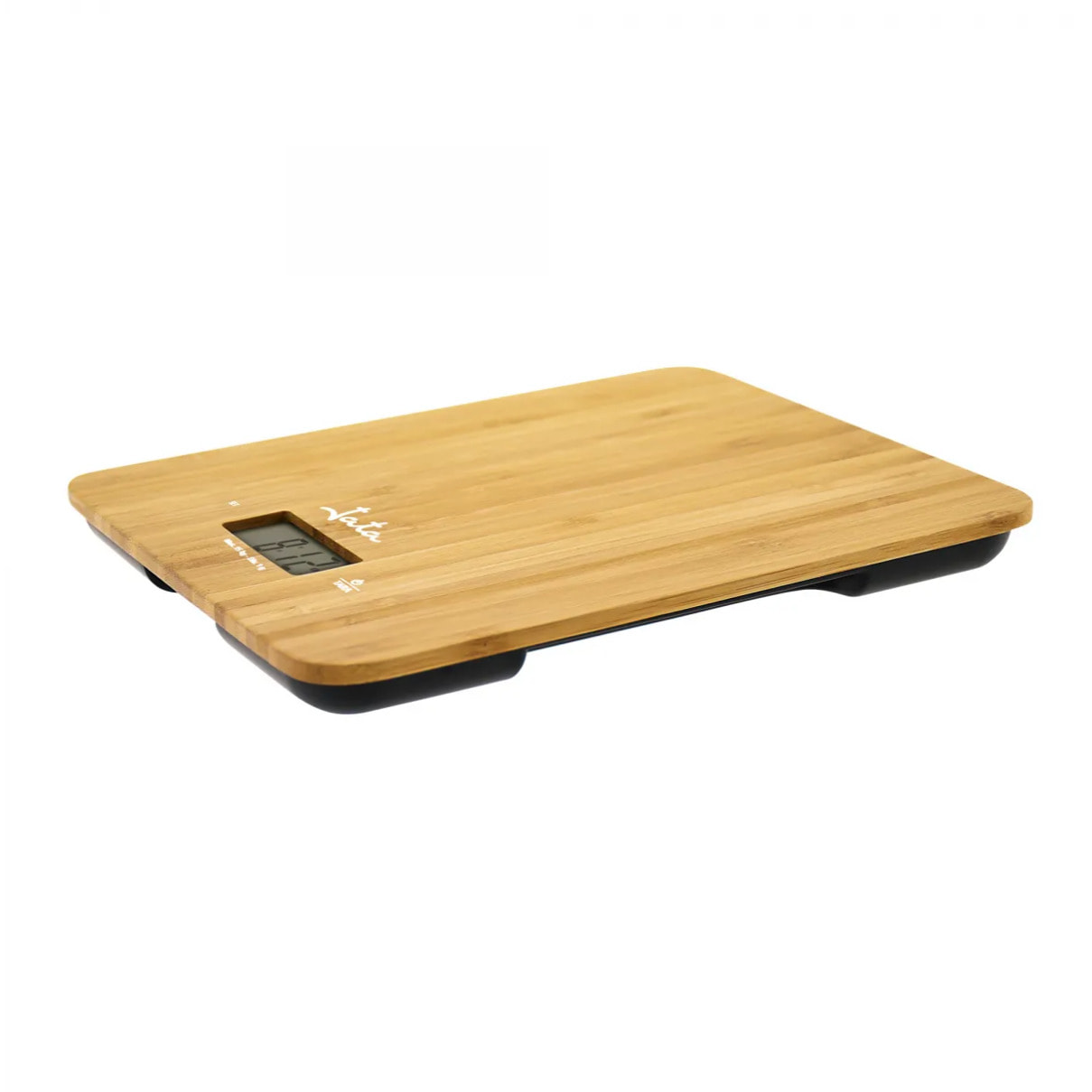 Báscula de cocina JATA 720 hasta 15 kg. De Bambú. Alta precisión. Con visor LCD