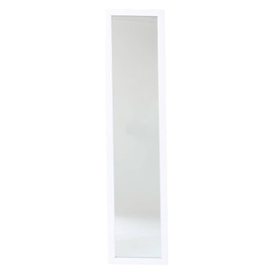 Espejo de pie clásico, 35 x 155 cm, blanco