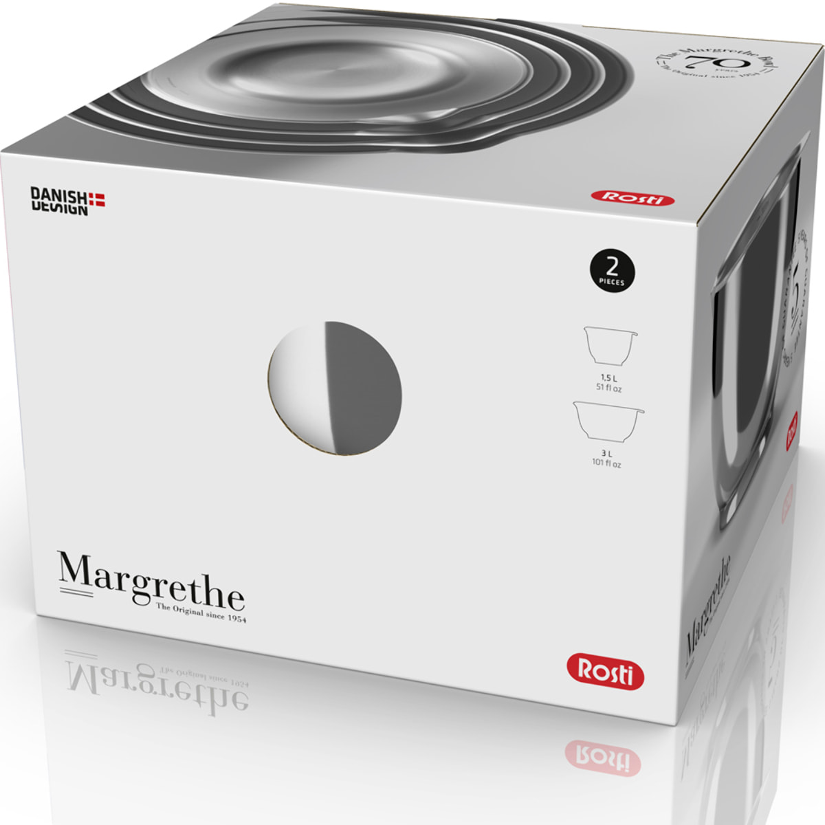 Set de bols 2 pces Margrethe