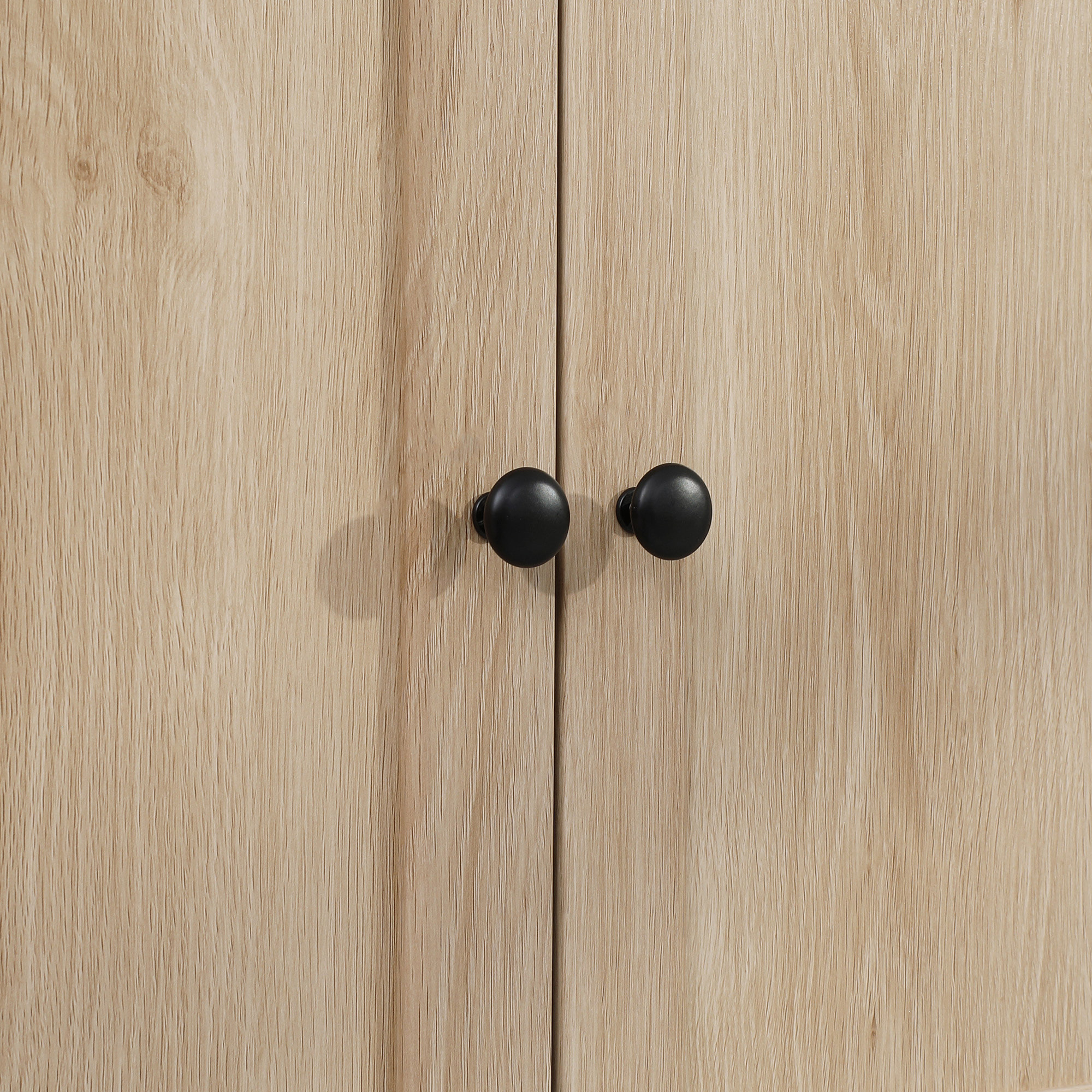 Alacena de Cocina Aparador de Comedor Mueble Auxiliar para Microondas con 4 Puertas 1 Cajón y Estante Abierto para Salón 74x39,5x183 cm Roble