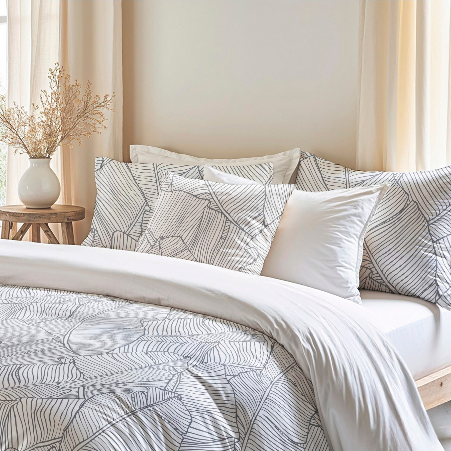 Funda Almohada Banama White