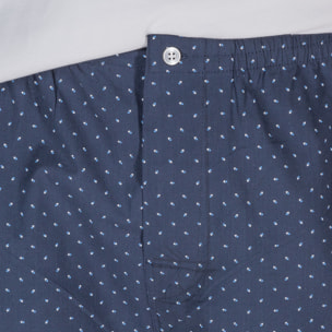 PIGIAMA GRINO blu con microfantasie