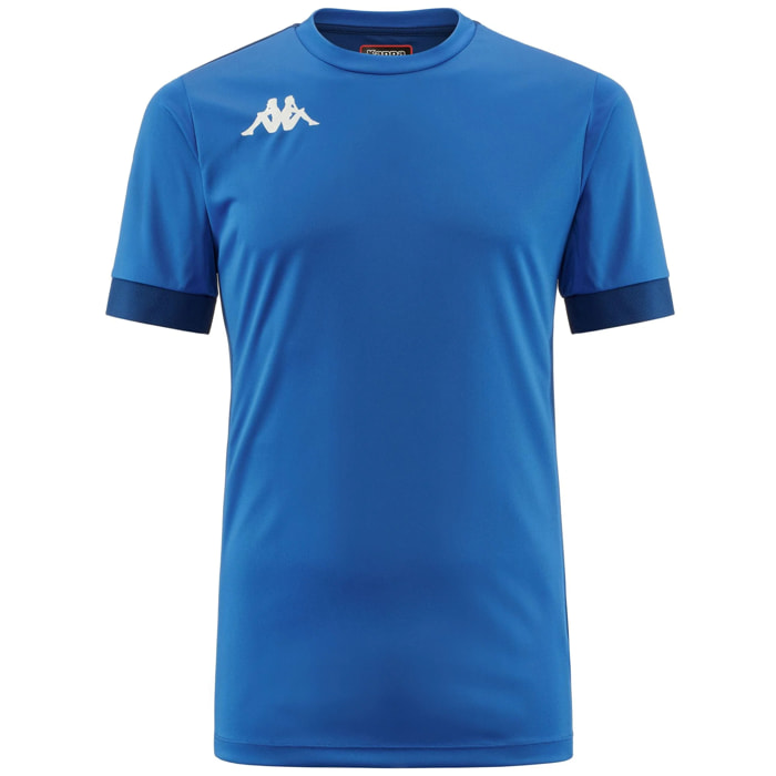 Kappa - Camisetas de juego Hombre Azul - Kappa4Football Dervio