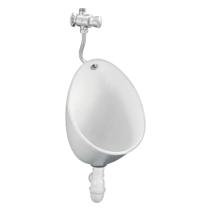 Pack urinoir Coquille + robinet temporisé apparent