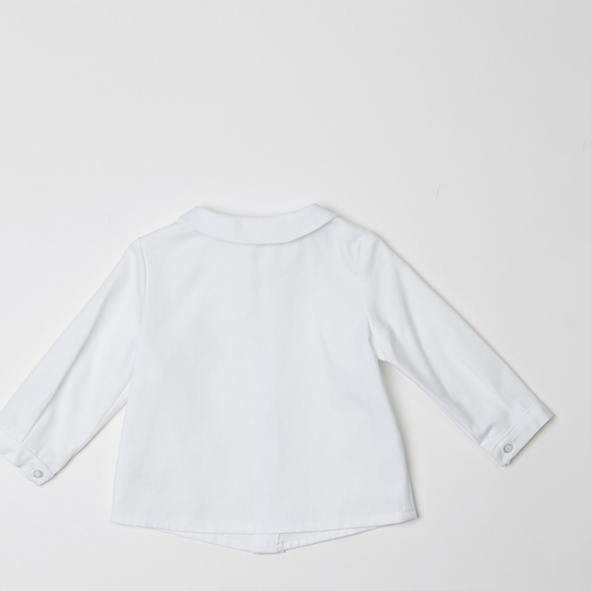CAMISA CUELLO BEBÉ OXFORD BLANCO