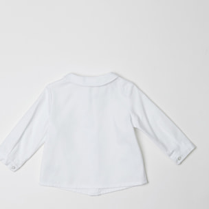 CAMISA CUELLO BEBÉ OXFORD BLANCO