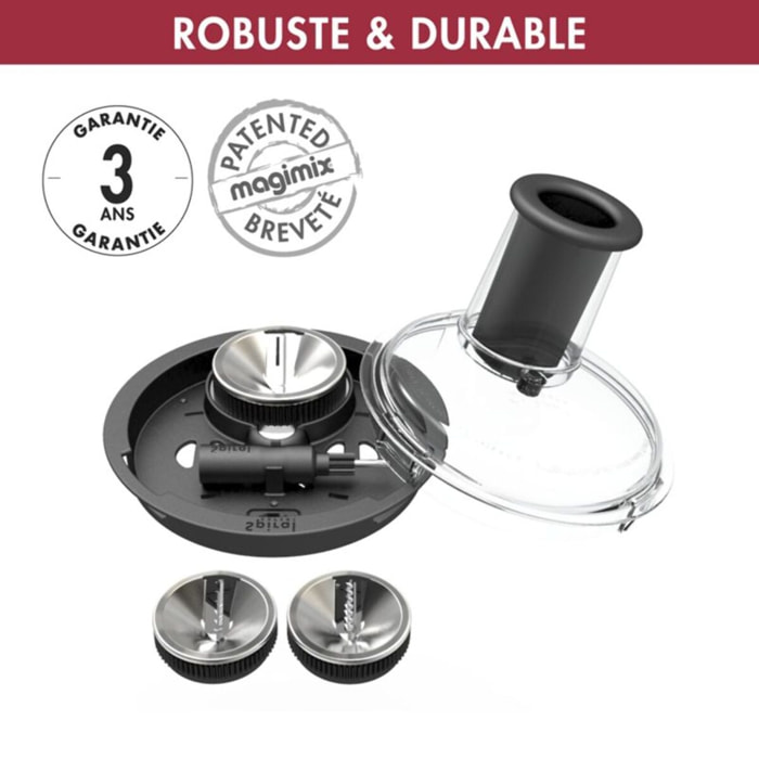 Découpe légumes MAGIMIX 17501 Coffret Spiral Expert