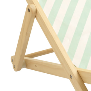 Chilienne transat enfant toile coton