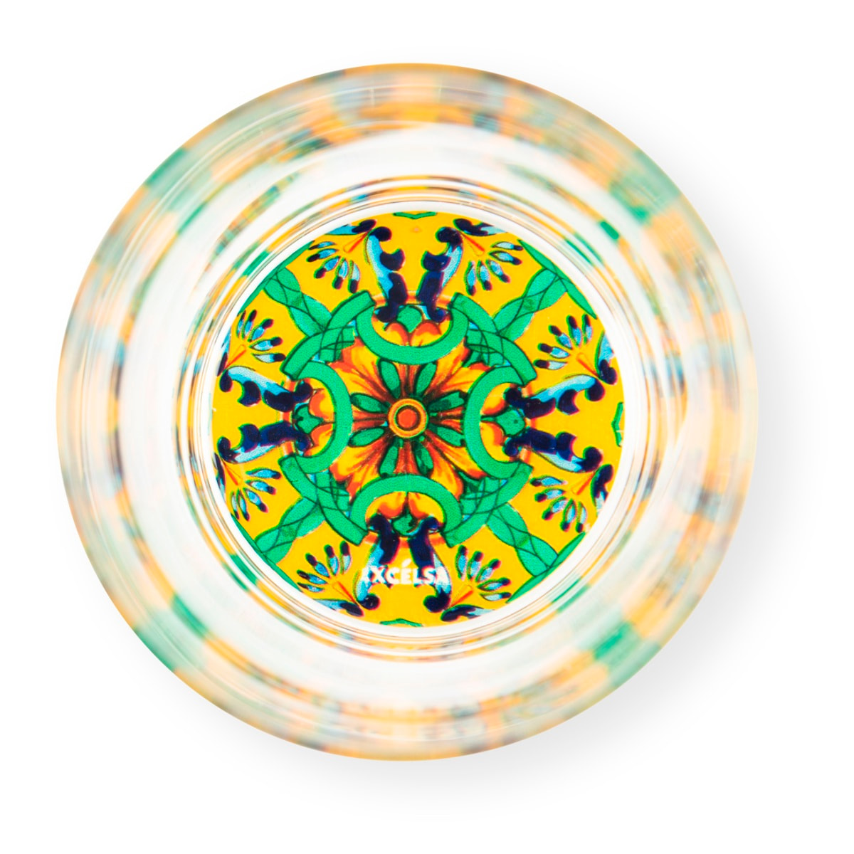 Set 6 Bicchieri Excelsa – Trinacria, Vetro Multicolore